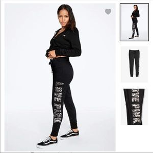 Vs pink leopard bling